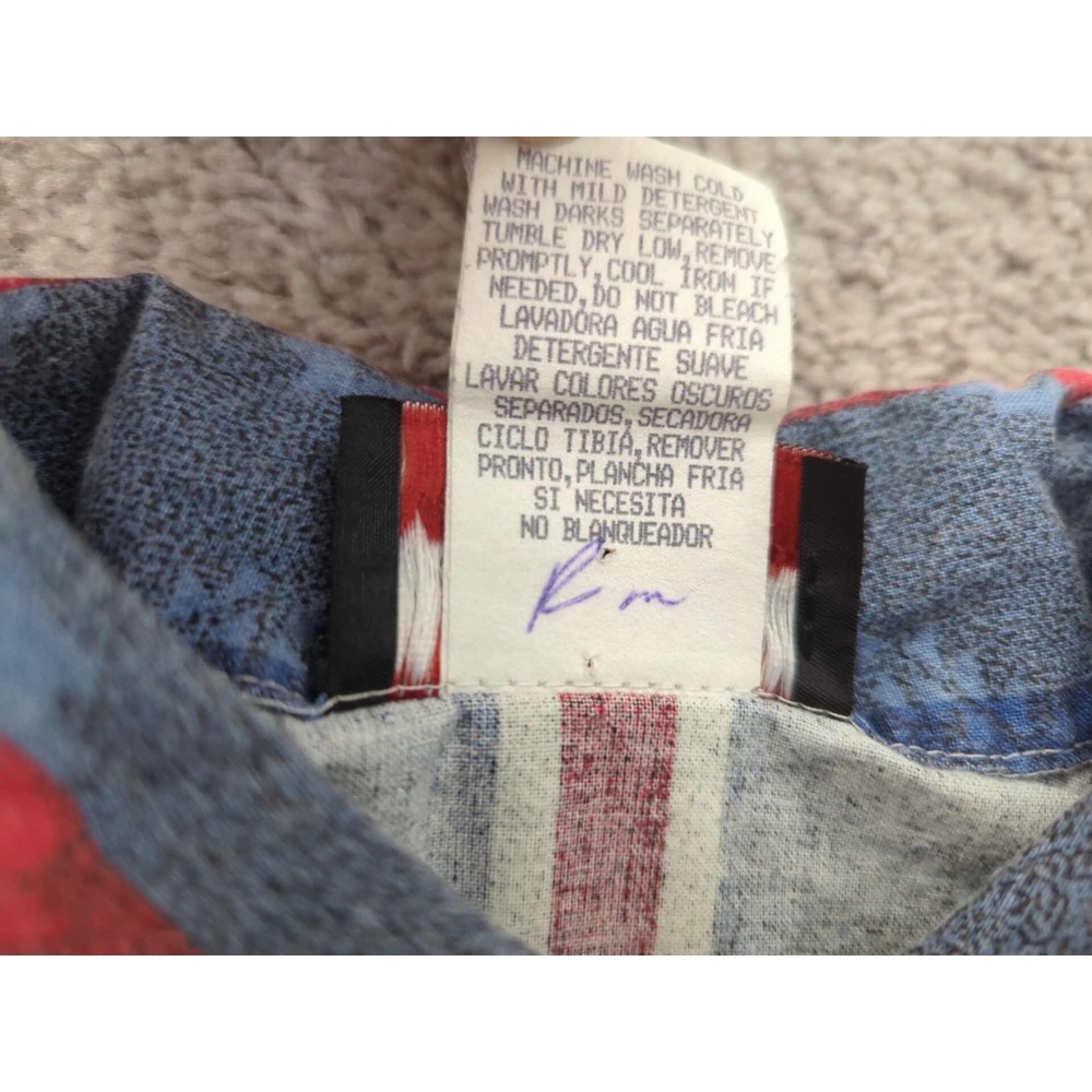 Vintage Ozark Mountain Shirt Womens 20W PLUS Aztec Colorblock Made‎ in USA - Picture 9 of 11